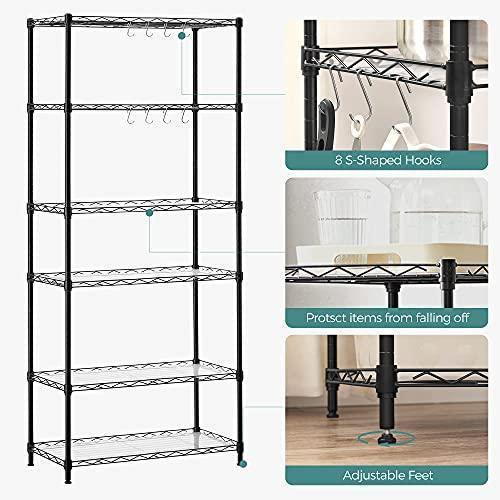 6-Tier Metal Storage Shelf FredCo