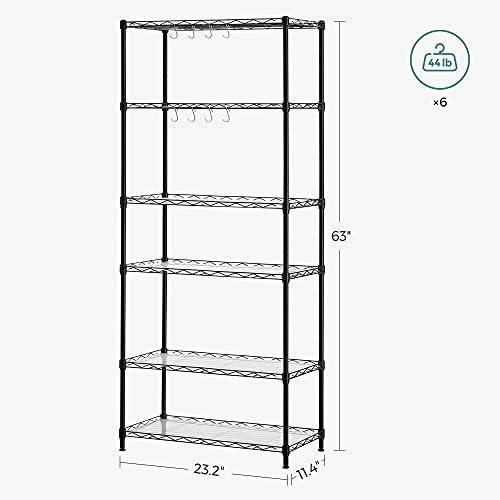 6-Tier Metal Storage Shelf FredCo