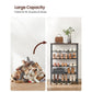 6 Tier Narrow Shoe Rack FredCo