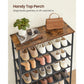 6 Tier Narrow Shoe Rack FredCo