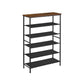 6 Tier Narrow Shoe Rack FredCo
