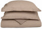 600-Thread Count Cotton-Blend Ultra-Soft Cabana Stripe Duvet Cover Set FredCo