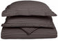 600-Thread Count Cotton-Blend Ultra-Soft Cabana Stripe Duvet Cover Set FredCo
