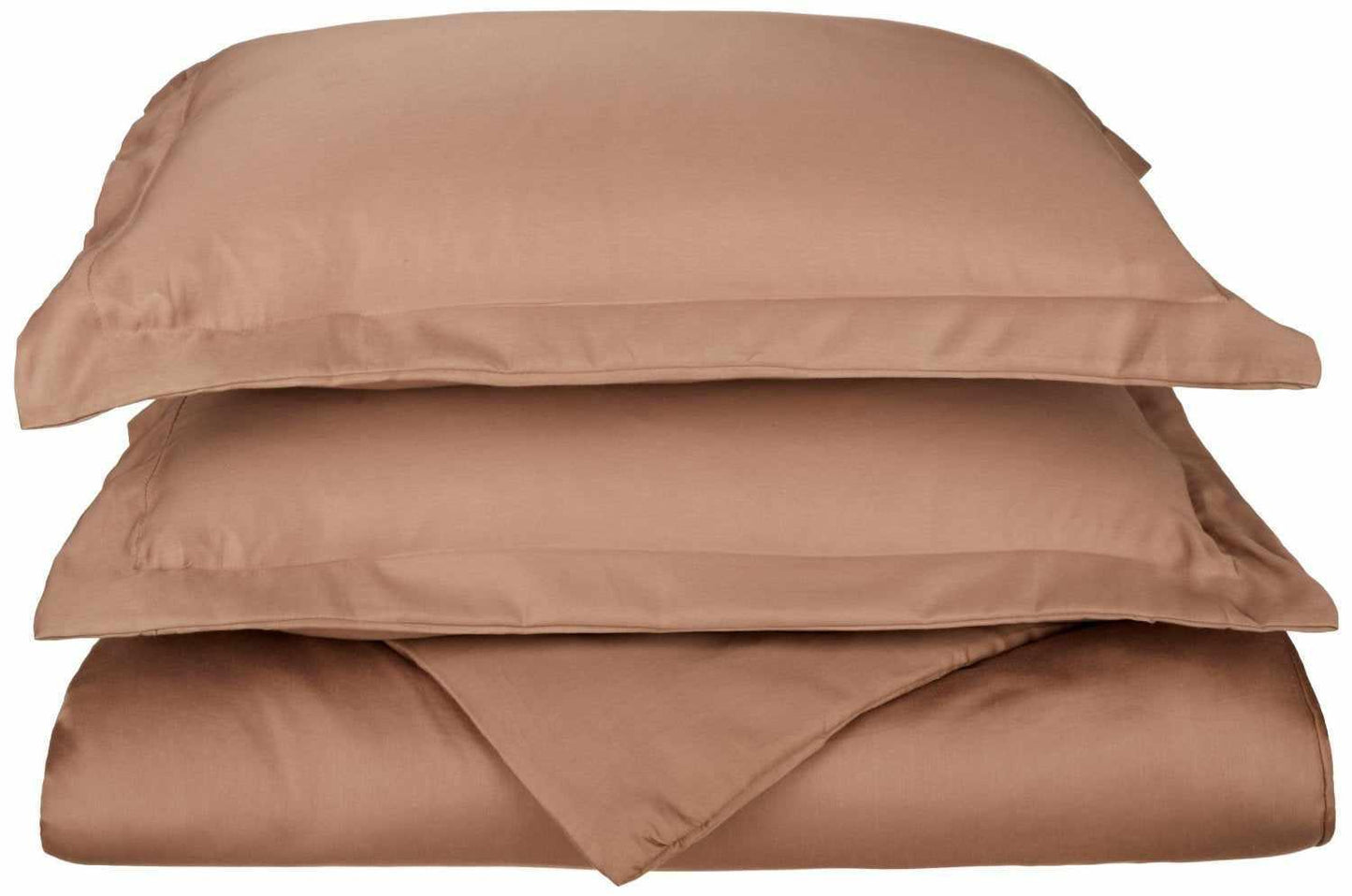 600-Thread Count Cotton-Blend Ultra-Soft Hem-Stitched Duvet Cover Set FredCo