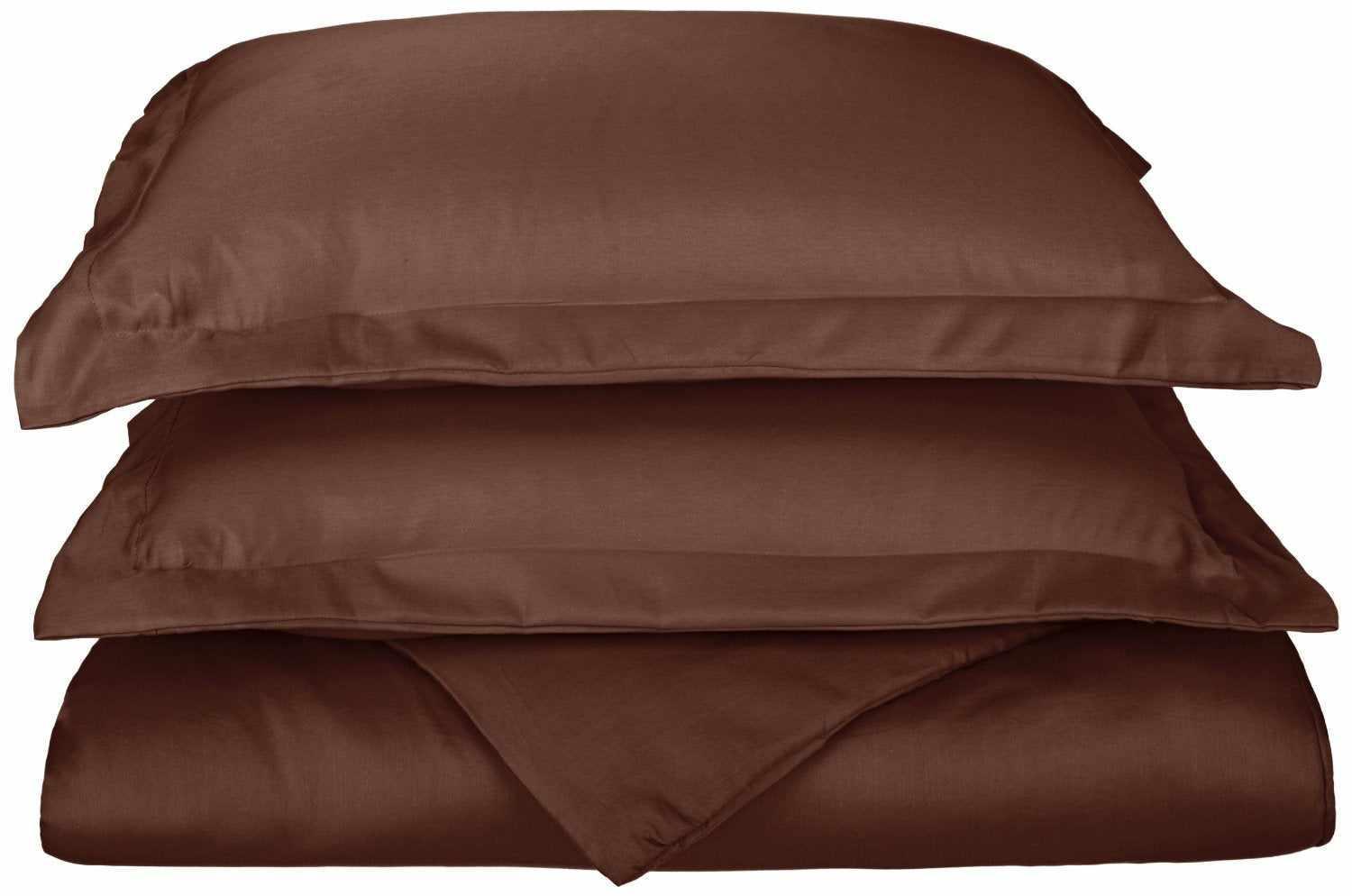 600-Thread Count Cotton-Blend Ultra-Soft Hem-Stitched Duvet Cover Set FredCo