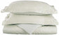 600-Thread Count Cotton-Rich Wrinkle-Resistant Paisley Duvet Cover Set FredCo