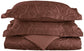 600-Thread Count Cotton-Rich Wrinkle-Resistant Paisley Duvet Cover Set FredCo