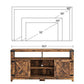 60in TV Cabinet for Living Room FredCo