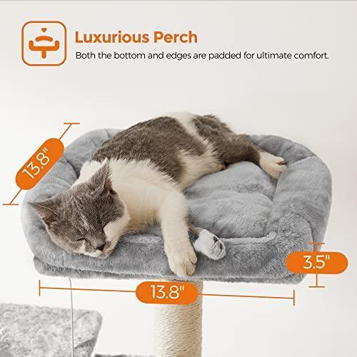 61 Inches Cat Tree with Bed FredCo