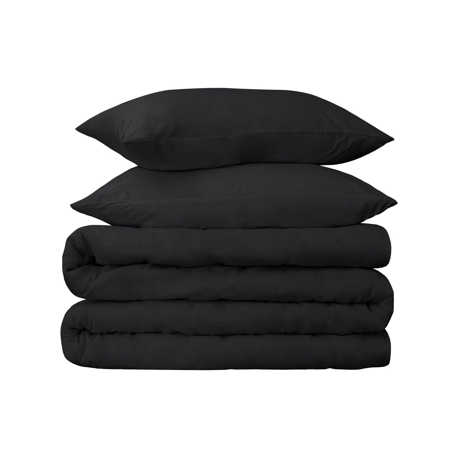 650-Thread Count 100% Egyptian Cotton Luxurious Plush Duvet Cover Set FredCo