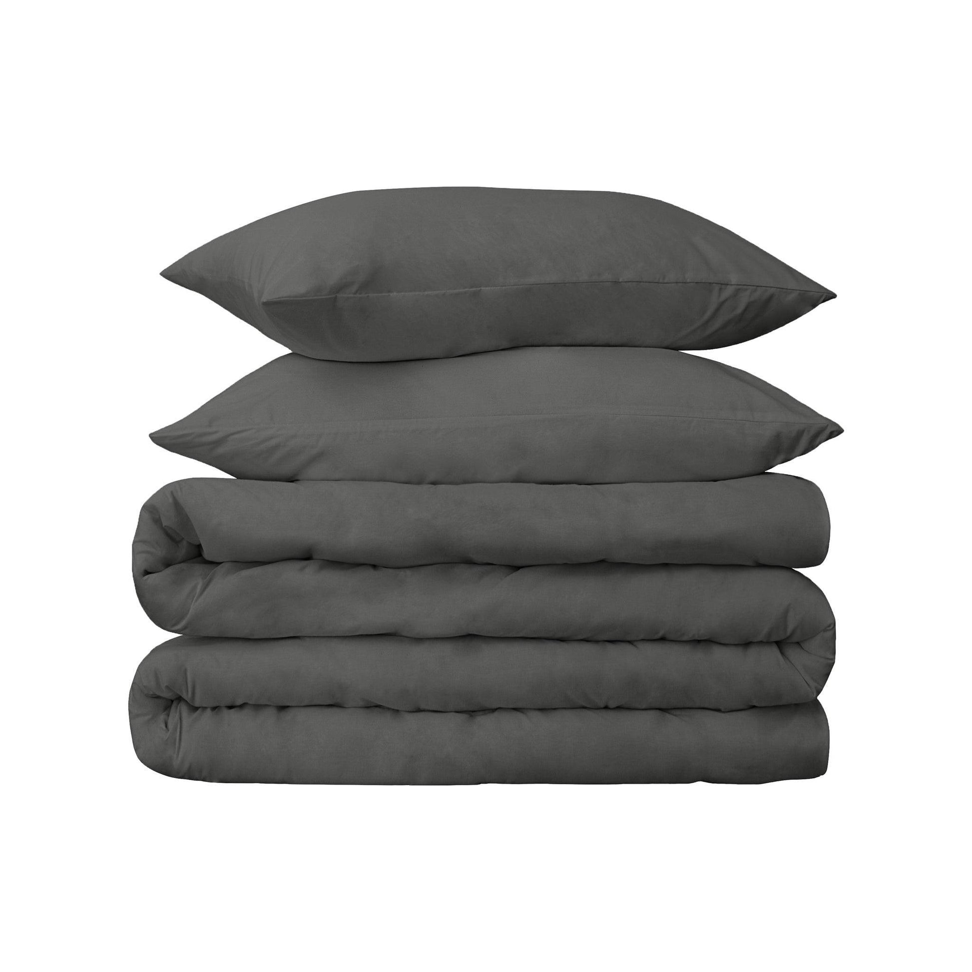 650-Thread Count 100% Egyptian Cotton Luxurious Plush Duvet Cover Set FredCo