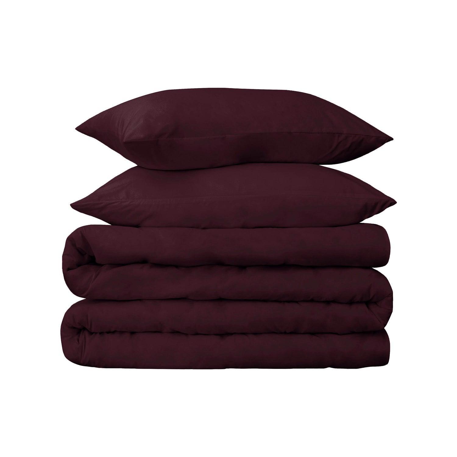 650-Thread Count 100% Egyptian Cotton Luxurious Plush Duvet Cover Set FredCo