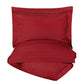 650-Thread Count 100% Egyptian Cotton Plush Striped Duvet Cover Set FredCo