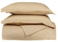 650-Thread Count 100% Egyptian Cotton Plush Striped Duvet Cover Set FredCo