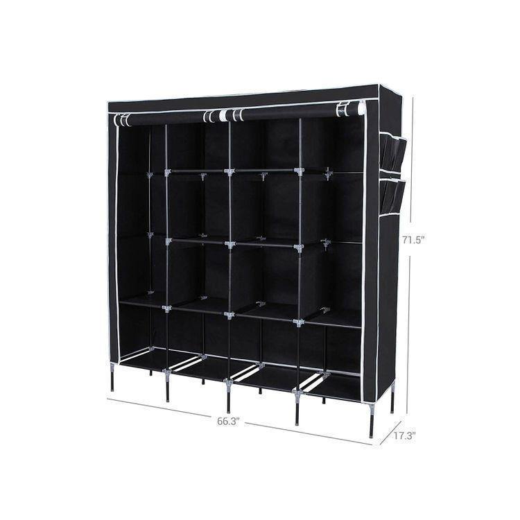 67" Fabric Wardrobe FredCo