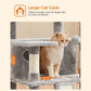 67 Inch Grey Large Cat Tree FredCo