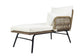 6PCS Outdoor Patio Balcony Wicker Sofa Chair Set with Beige Cushion,Round Tempered Glass FredCo