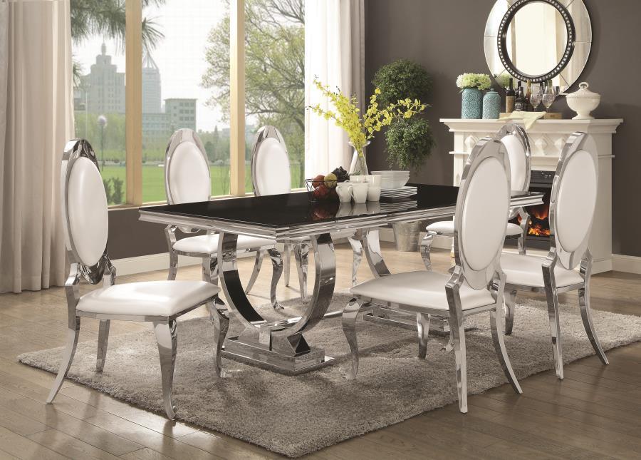 7 PC SET (TBL+6CHAIRS) 107871-S7 Coaster FredCo