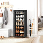 7-Tier Shoe Cabinet Black FredCo