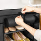 7-Tier Shoe Cabinet Black FredCo