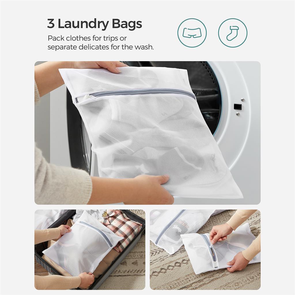 70L Laundry Hamper with Removable Liner Bags Brown FredCo