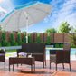 7ft Beach Sun Shade Blue and Green FredCo