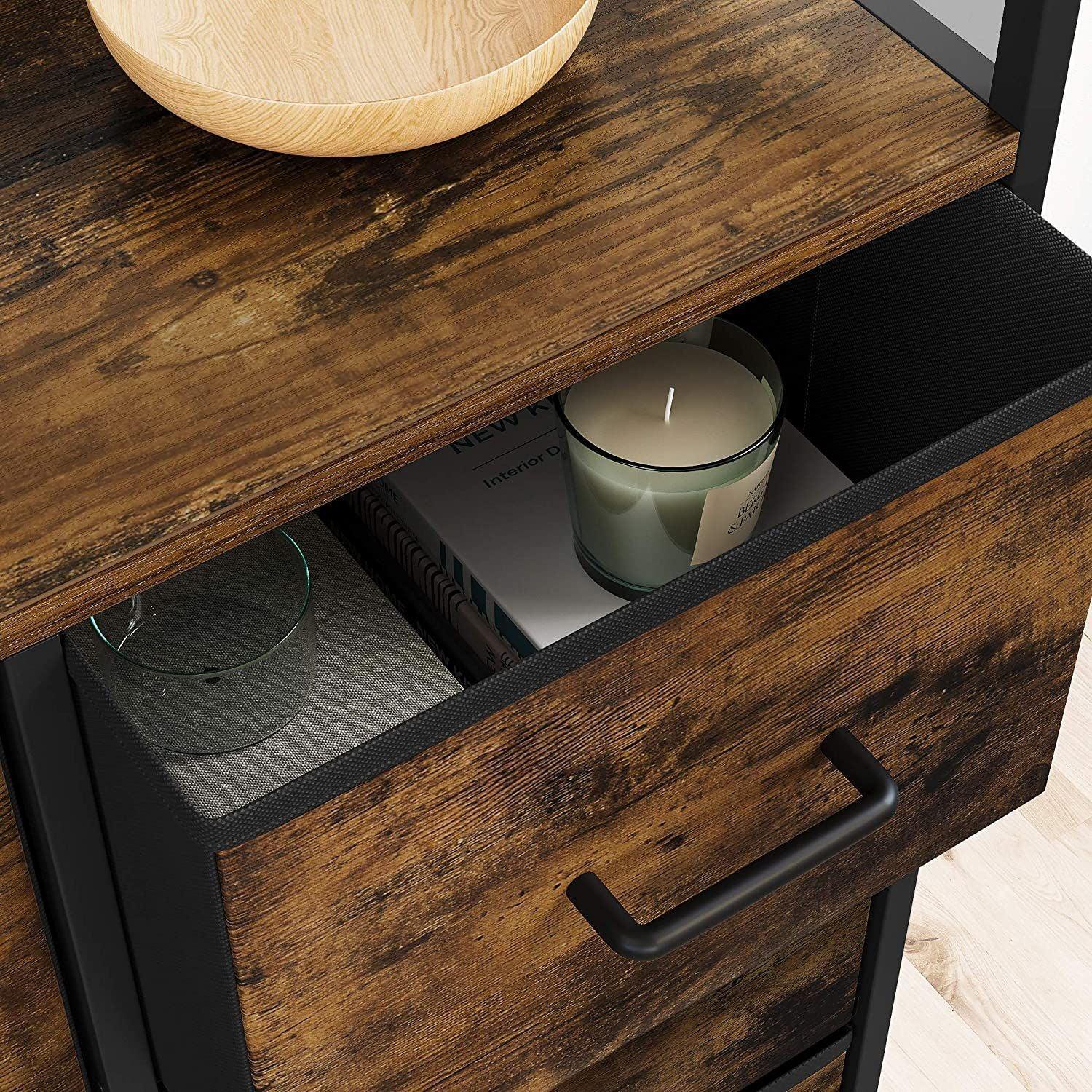 8 Fabric Drawers Storage Dresser FredCo
