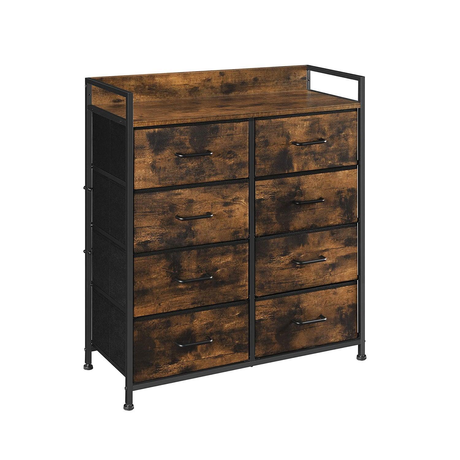 8 Fabric Drawers Storage Dresser FredCo
