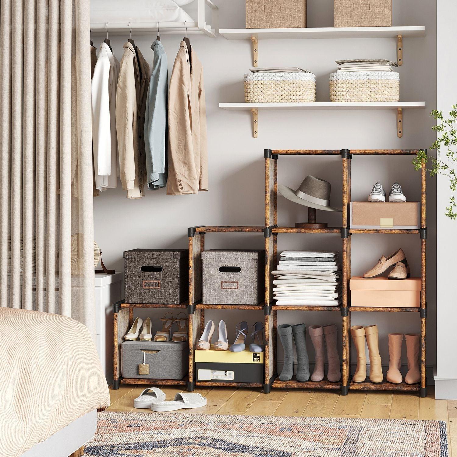 9-Cube DIY Storage Shelves FredCo