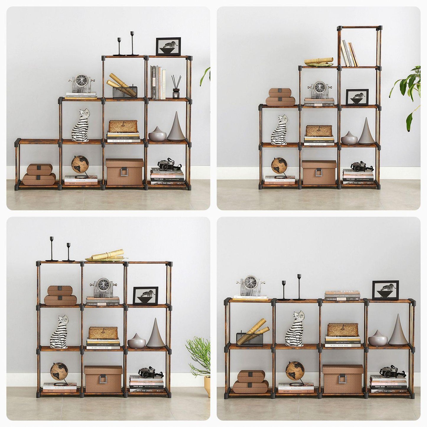 9-Cube DIY Storage Shelves FredCo