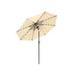 9 Feet Patio Umbrella Beige FredCo