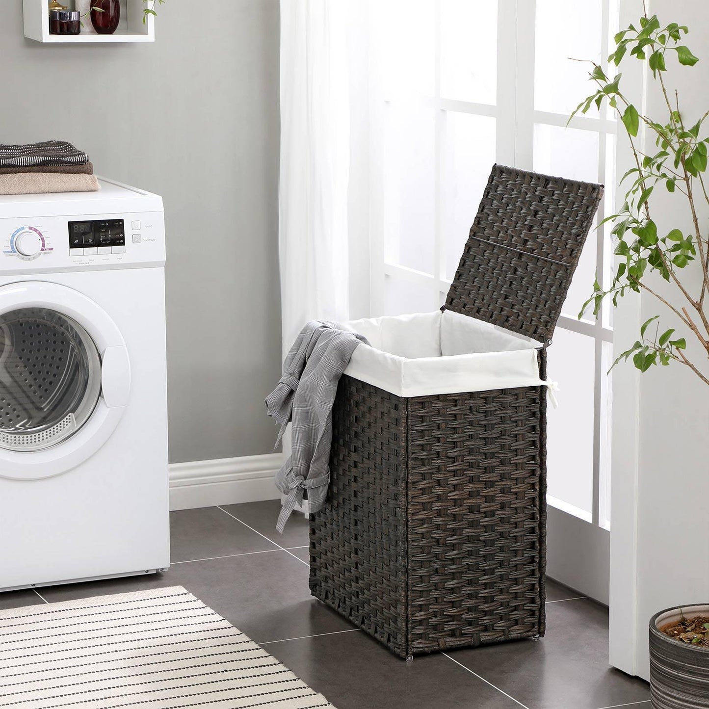 90L HandWoven Laundry Hamper FredCo