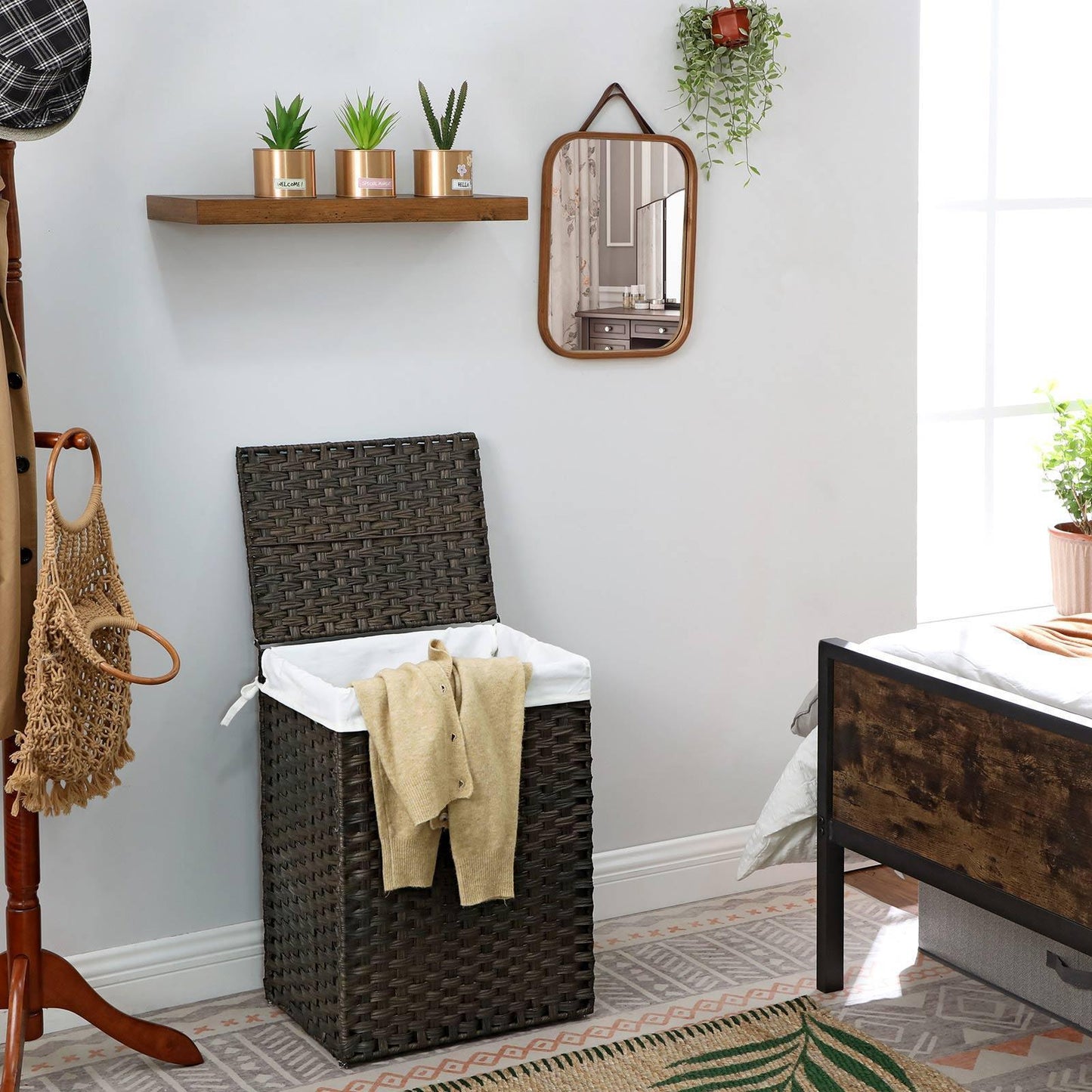 90L HandWoven Laundry Hamper FredCo