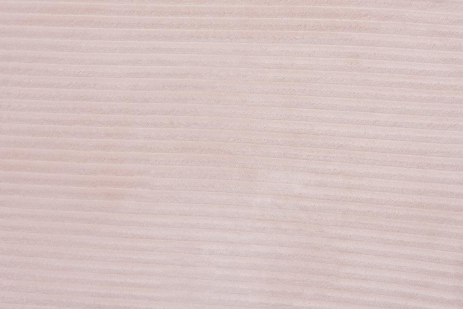 Abberton Modern and Contemporary Light Pink Velvet and Gold Metal Queen Size Panel Bed FredCo