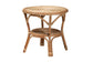 Abbey Modern Bohemian Natural Brown Antique Rattan 3-Piece Living Room Set FredCo