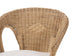Abbey Modern Bohemian Natural Brown Antique Rattan 3-Piece Living Room Set FredCo