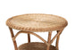 Abbey Modern Bohemian Natural Brown Antique Rattan Coffee Table FredCo