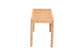 Abelia Modern Bohemian Natural Rattan and Mahogany Wood Long Accent Bench FredCo