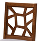 Abilene Mid-Century Grey Fabric Upholstered and Walnut Brown Finished Dining Chair Set FredCo