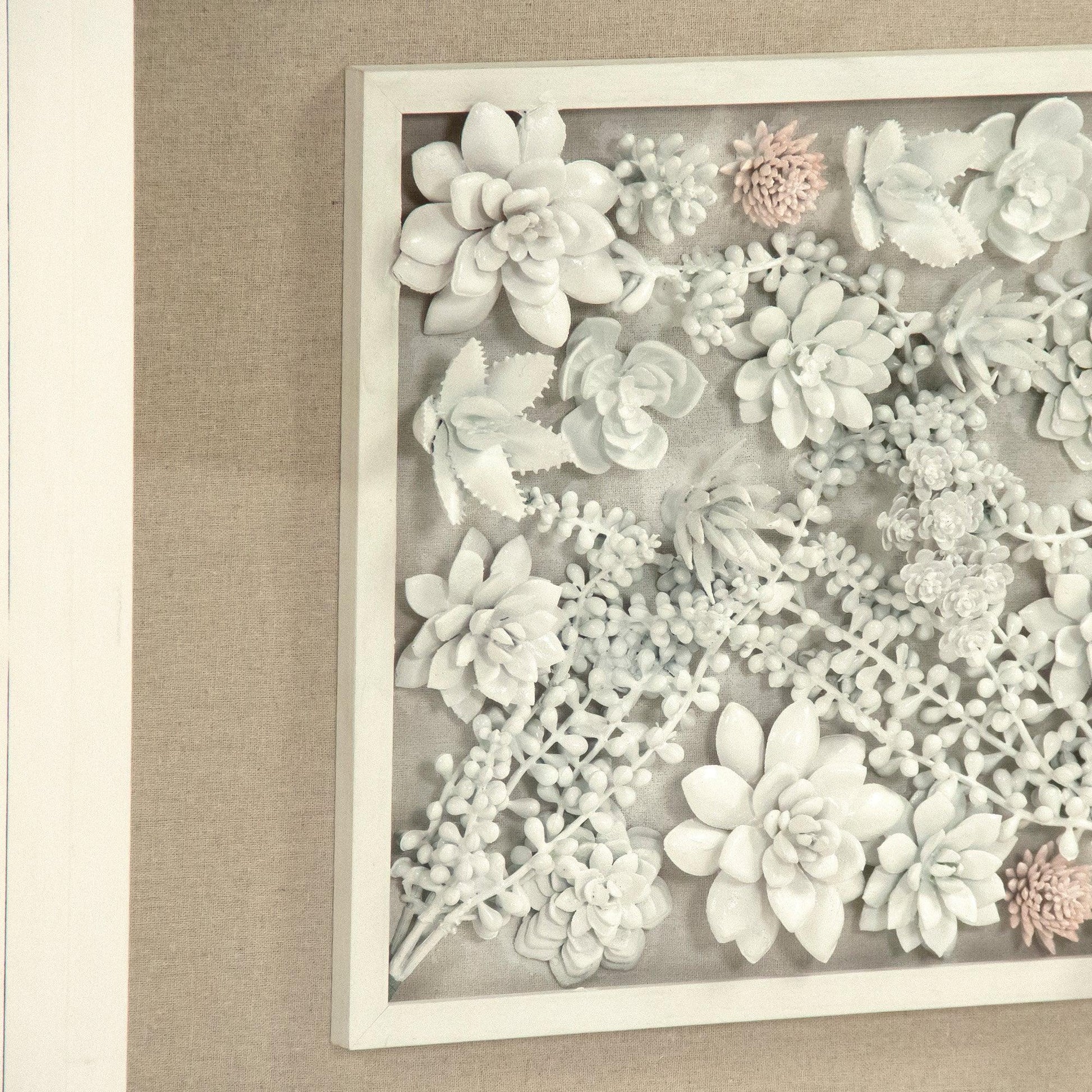 Abstract Ceramic Botanical Wall Art ZEN39975A FredCo