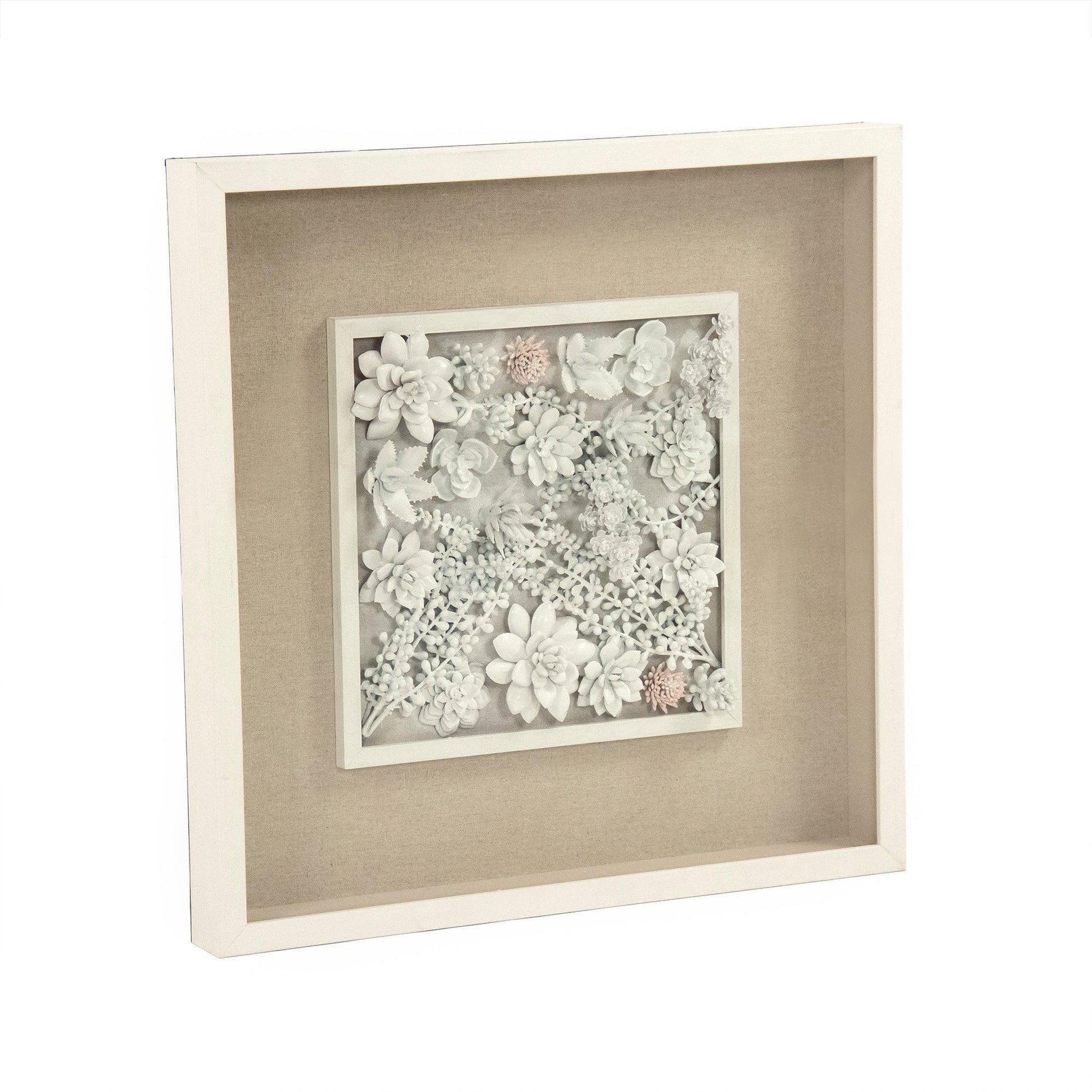 Abstract Ceramic Botanical Wall Art ZEN39975A FredCo