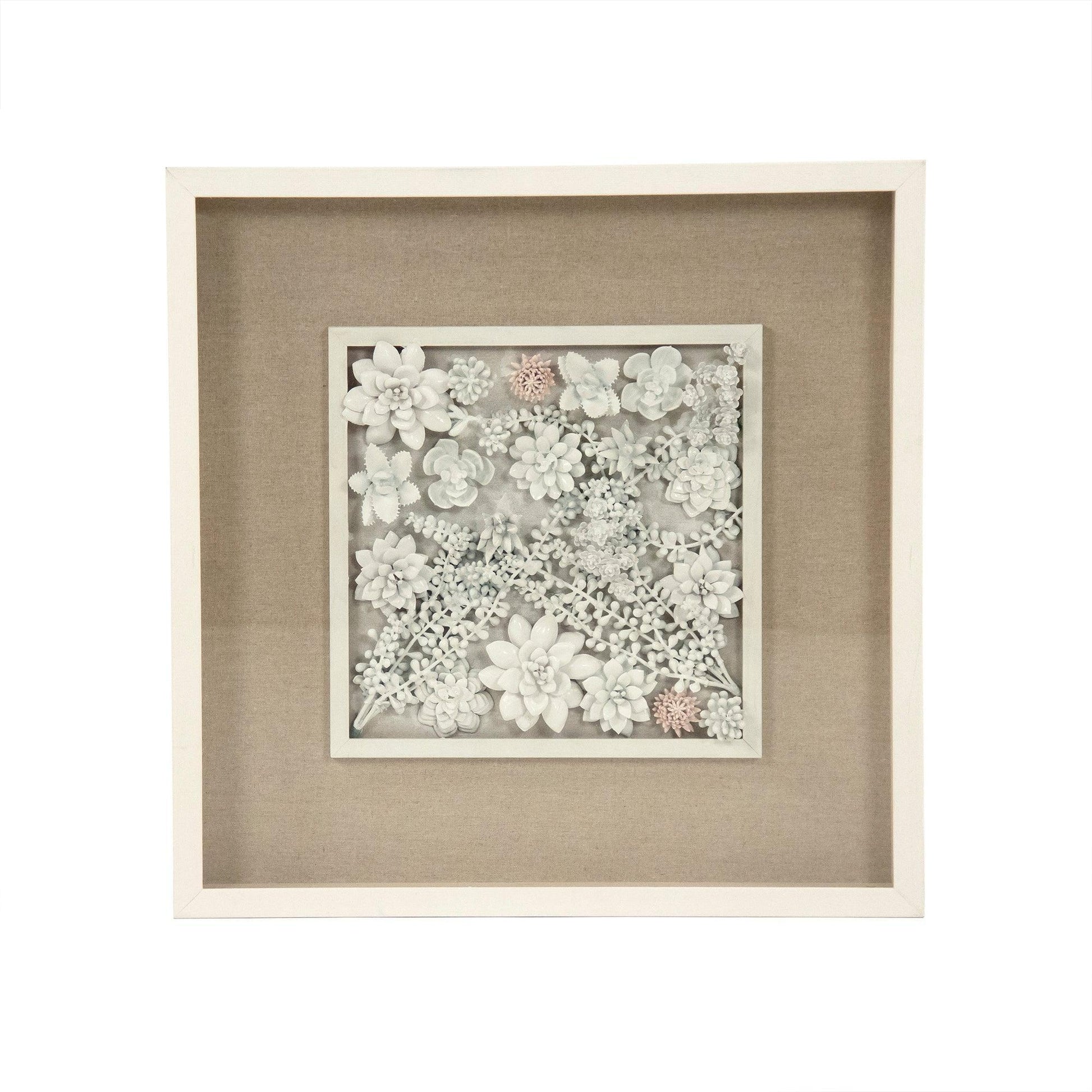 Abstract Ceramic Botanical Wall Art ZEN39975A FredCo
