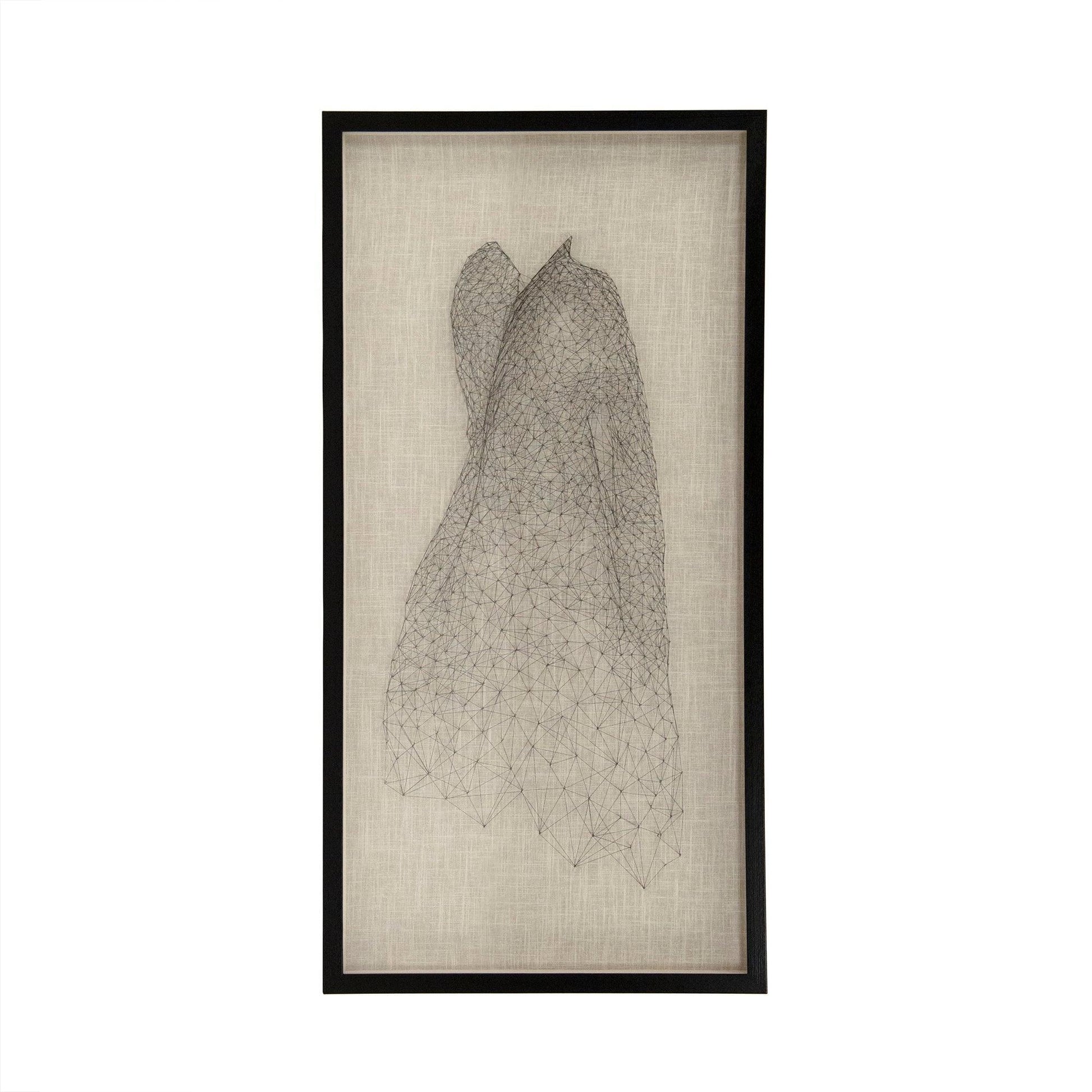 Abstract Dress String Wall Art ZEN40402 FredCo