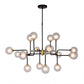 Abstract Globe Pendant Light Large ZD7602-16B-G FredCo