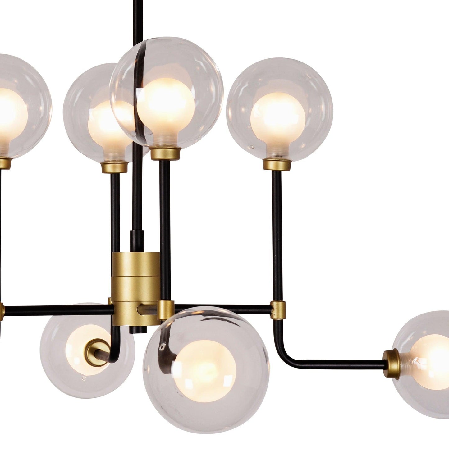 Abstract Globe Pendant Light ZD7602-8B-G FredCo