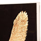 Abstract Gold Leaf Feather Bird Wall Art 31” FredCo