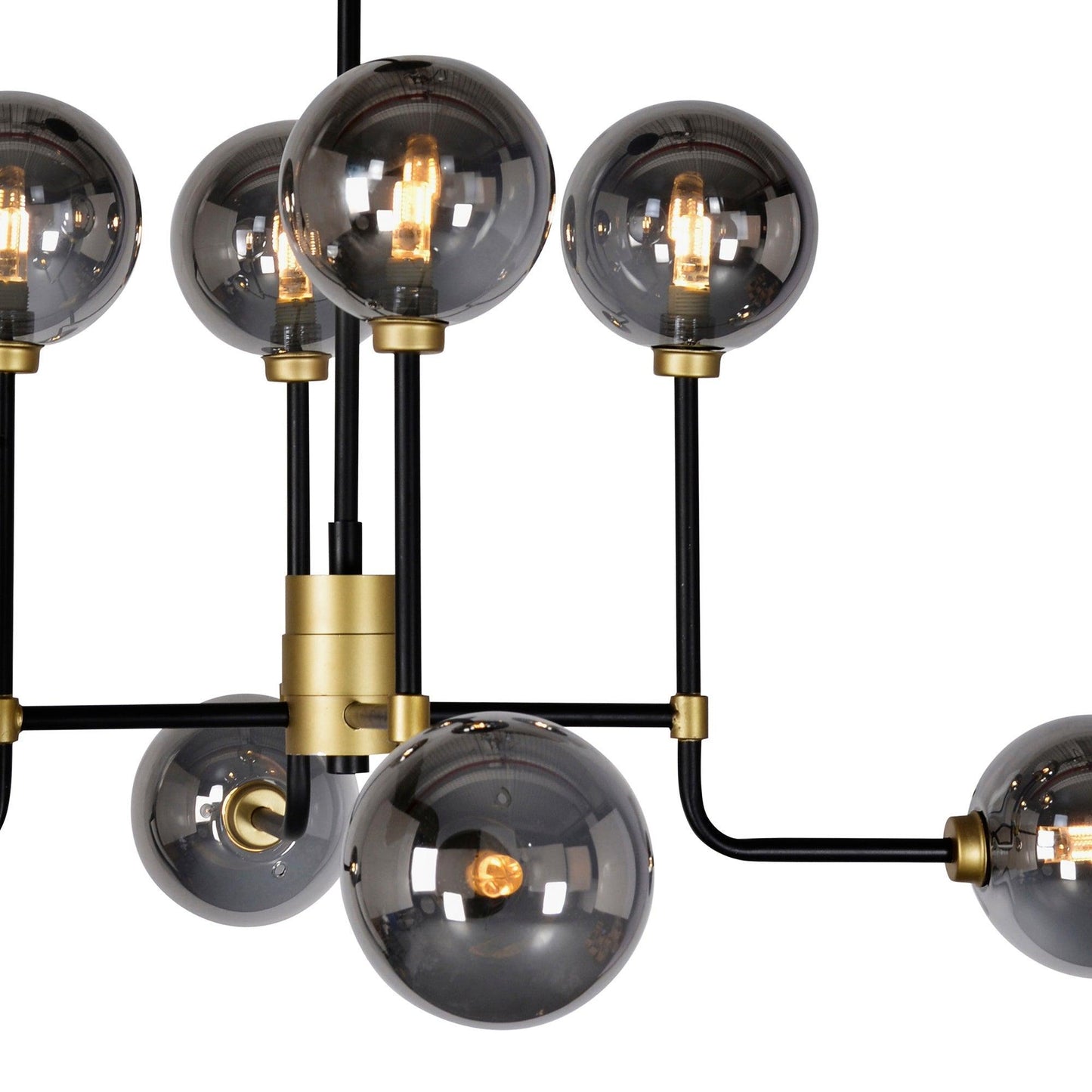 Abstract Grey Globe Pendant Light ZD7602-8B-G-SG FredCo