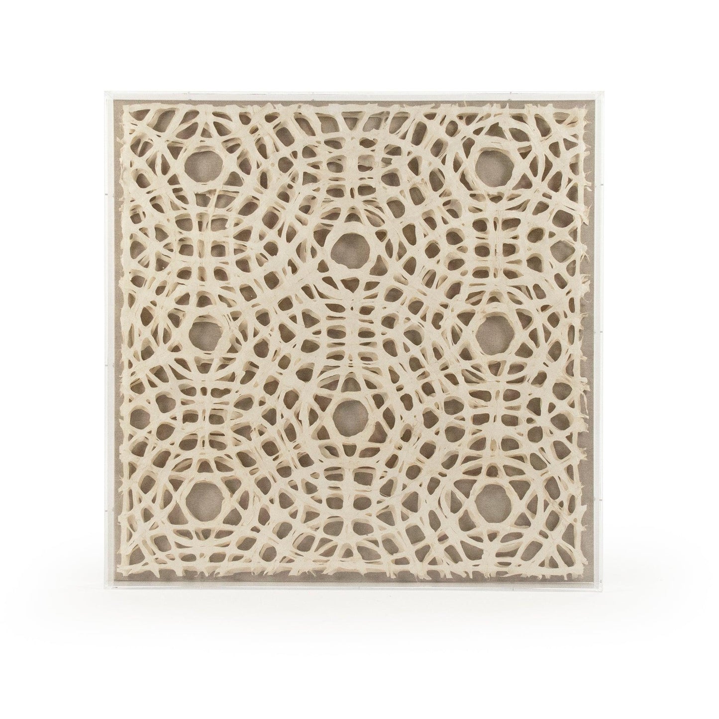 Abstract Paper Acrylic Framed Art ZEN30189 FredCo