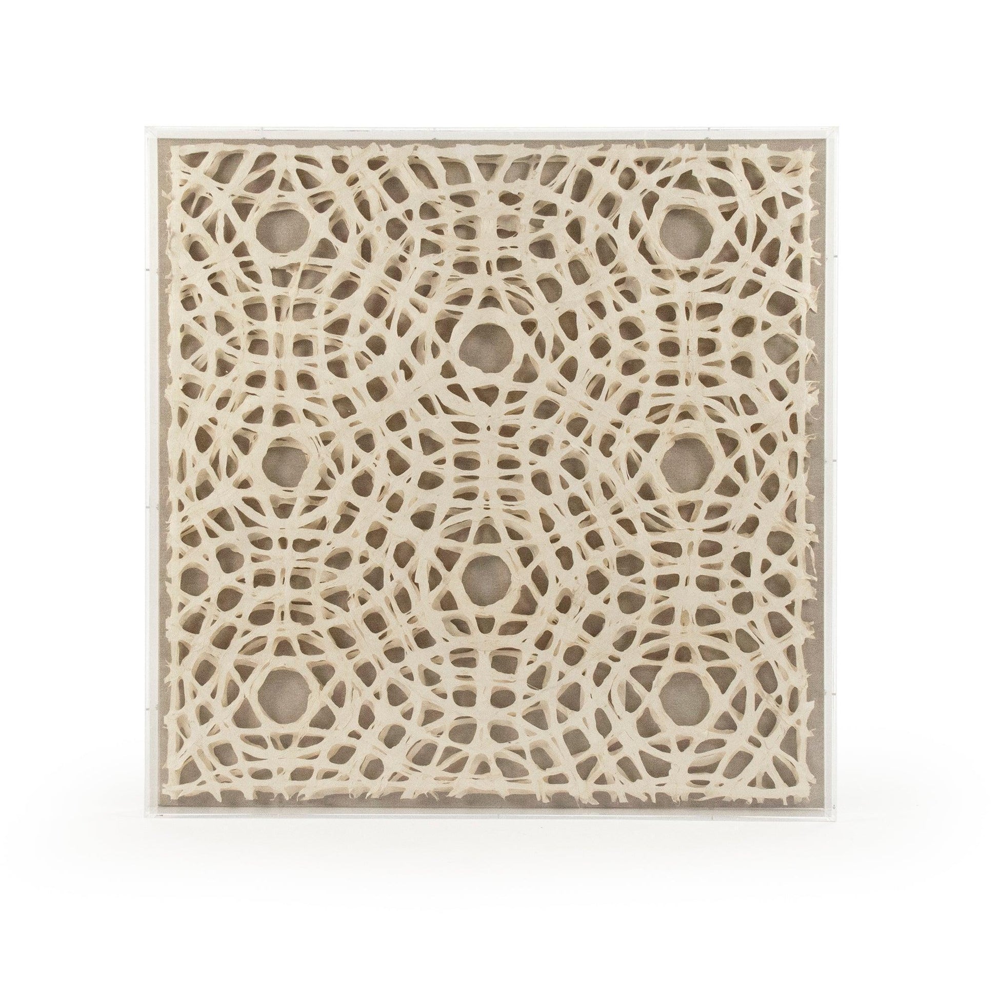 Abstract Paper Acrylic Framed Art ZEN30189 FredCo