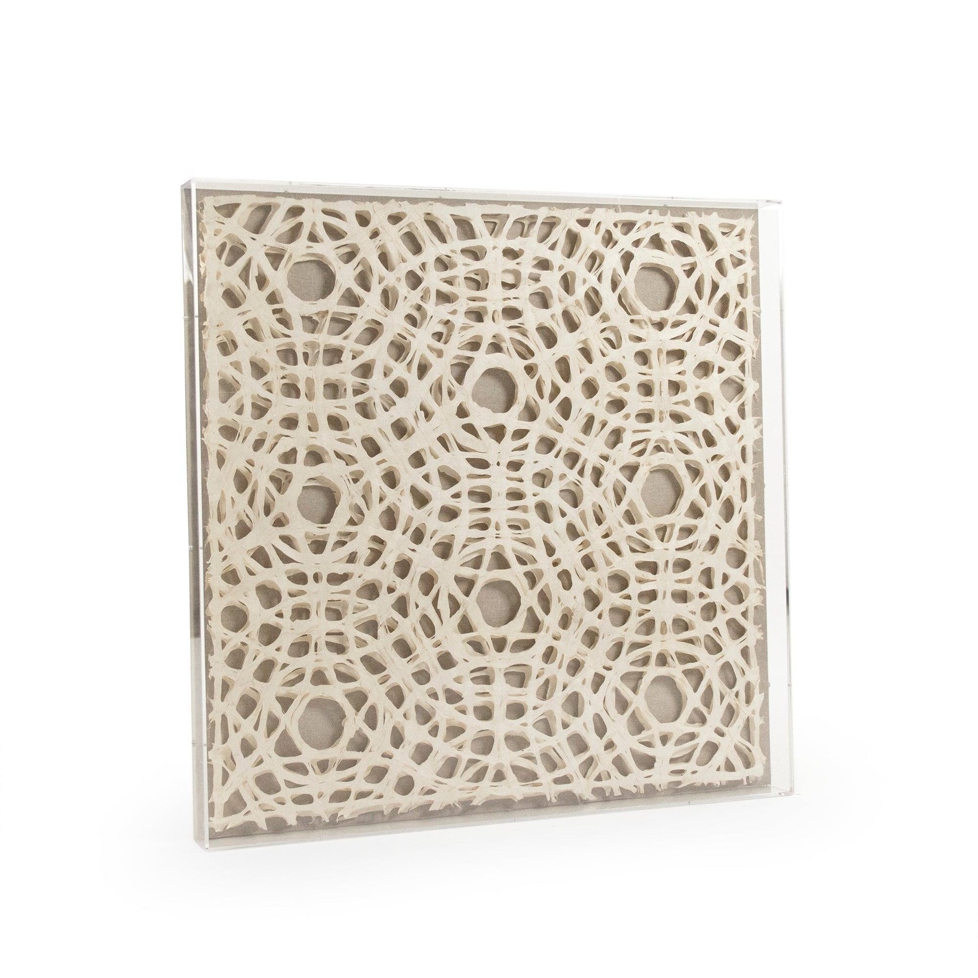 Abstract Paper Acrylic Framed Art ZEN30189 FredCo